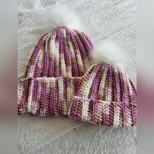 "Mommy & Me" Winter Hat Set